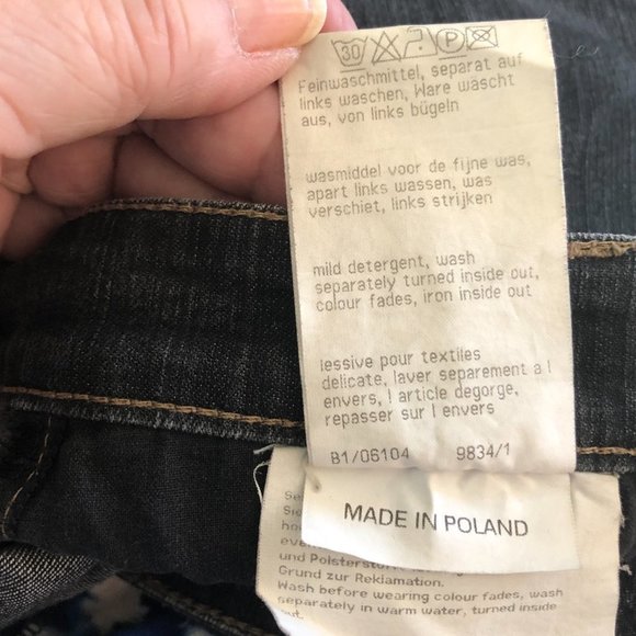 CAMBIO Sharon High Rise Straight Leg Black Jeans 6 - Picture 12 of 14